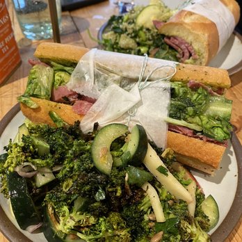 Harken Cafe - Salami sandwich with broccoli slaw - Coffee & Tea Near Me - Charleston, South Carolina Harken Cafe - Salami sandwich with broccoli slaw - Coffee & Tea Near Me - Charleston, South Carolina