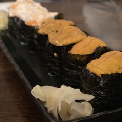 It's a disappointment for the soggy seaweed, as the uni actually taste good