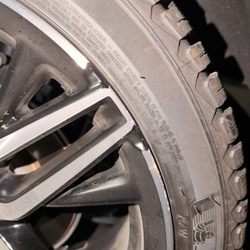 Spark Car Wash - My right rear wheel where I believe they damaged it.