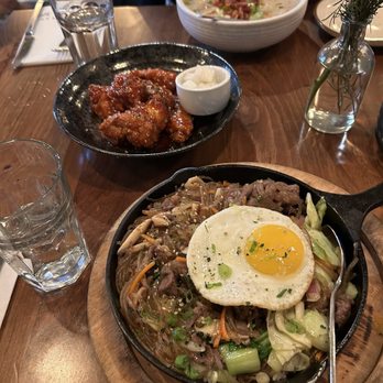 Surisan - chicken jook bulgogi Japchae rice - Korean Near Me - San Francisco, California Surisan - chicken jook bulgogi Japchae rice - Korean Near Me - San Francisco, California