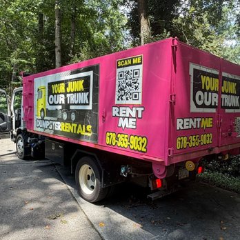 Your Junk Our Trunk - 18 yard dumpster delivery. - Dumpster Rental Near Me - Marietta, Georgia Your Junk Our Trunk - 18 yard dumpster delivery. - Dumpster Rental Near Me - Marietta, Georgia