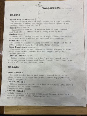 Menu photo 5 Wanderlust Creativefoods Fayetteville, WV Menu photo 5 Wanderlust Creativefoods Fayetteville, WV