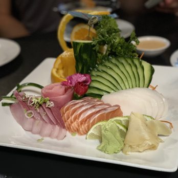 Sushi Ramen - a variety of sushi on a plate - Sushi Bars Near Me - Sarasota, Florida