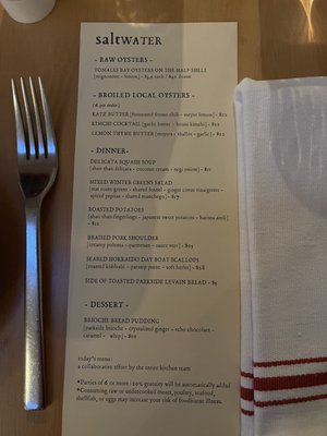 Menu photo 6 Saltwater Oyster Depot Inverness, CA Menu photo 6 Saltwater Oyster Depot Inverness, CA