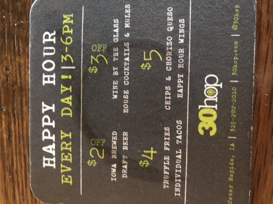 Menu photo 3 30hop Cedar Rapids, IA