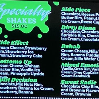 Milkshake Martini Gourmet Shake Bar - How do you decide...?!!! - Desserts Near Me - Stockbridge, Georgia Milkshake Martini Gourmet Shake Bar - How do you decide...?!!! - Desserts Near Me - Stockbridge, Georgia