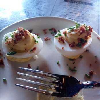 Culinary Dropout - Deviled eggs with prosciutto. Nothing special....they where okay - New American Near Me - Scottsdale, Arizona Culinary Dropout - Deviled eggs with prosciutto. Nothing special....they where okay - New American Near Me - Scottsdale, Arizona