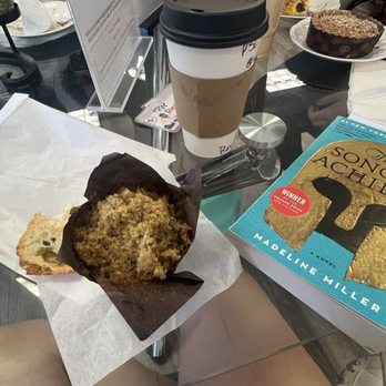 Blue Corn Cafe & Bakery - PSL and zucchini muffin - Coffee & Tea Near Me - Glendale, Arizona