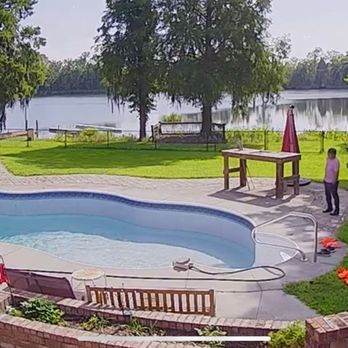 Heritage Pools - Heritage doing what they do best! I honestly thought the liner was done for, but they repaired it perfectly! - Pool Cleaners Near Me - North Charleston, South Carolina