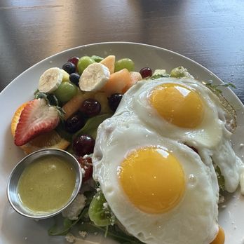 Latitude 34 - Avocado toast with eggs ...definitely a favorite here - New American Near Me - Camarillo, California Latitude 34 - Avocado toast with eggs ...definitely a favorite here - New American Near Me - Camarillo, California