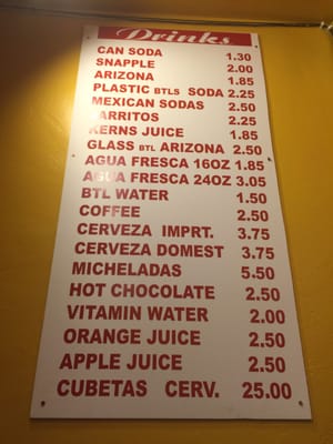 Menu photo 2 Las Palomas Taqueria San Mateo, CA Menu photo 2 Las Palomas Taqueria San Mateo, CA