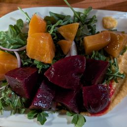 Multi color beet appetizer. Awesome! Also a salad option Multi color beet appetizer. Awesome! Also a salad option