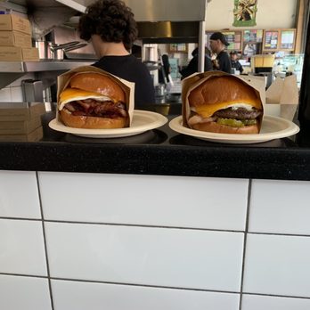 Eggslut - The Cheeseburger and Bacon, Egg & Cheese - Breakfast & Brunch Near Me - Los Angeles, California Eggslut - The Cheeseburger and Bacon, Egg & Cheese - Breakfast & Brunch Near Me - Los Angeles, California
