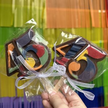 Just A Taste Confections - Custom Chocolate Lollipop - Candy Stores Near Me - Carol Stream, Illinois