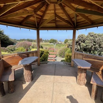 Surf Motel & Gardens - Gazebo looking west - Hotels Near Me - Fort Bragg, California Surf Motel & Gardens - Gazebo looking west - Hotels Near Me - Fort Bragg, California