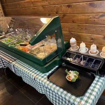 Ramen USA - a buffet table with a salad bar - Ramen Near Me - Arlington Heights, Illinois