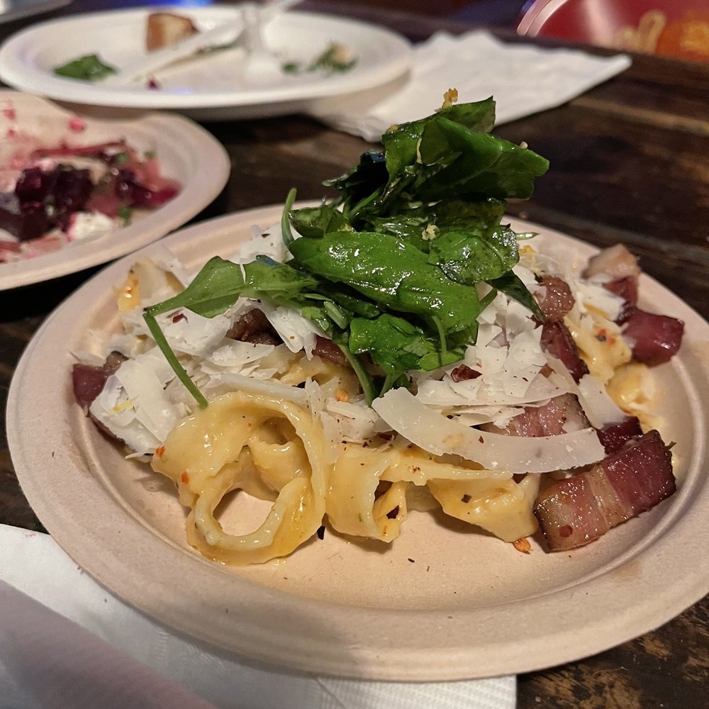 The Butterfly Bar - Pasta with bacon - Lounges Near Me - Austin, Texas