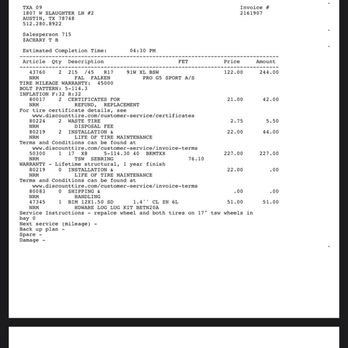 Qualitek Auto Body - first and only request on file at discount tire was made the day I came in to check on my car after being told they were on back order - Body Shops Near Me - Austin, Texas