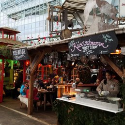 Christmas market at the airport