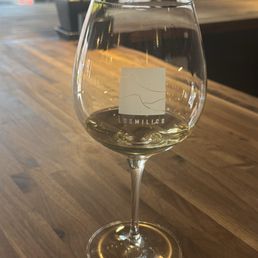 Glass of wine at the bar area. Glass of wine at the bar area.