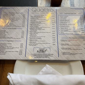Quattro - Menu - Pizza Near Me - Boston, Massachusetts Quattro - Menu - Pizza Near Me - Boston, Massachusetts
