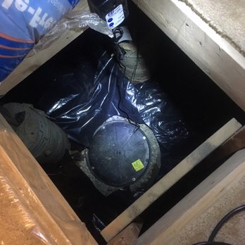Perma Dry Waterproofing & Drainage - Sump pump at the entrance to the crawl space for easy access. - Waterproofing Near Me - Renton, Washington