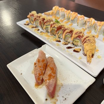 O Sushi Restaurant - Crunch Dragon Roll, Tiger Toll, Ahi Tuna Treasure & Crab Puffs - Sushi Bars Near Me - Tucson, Arizona