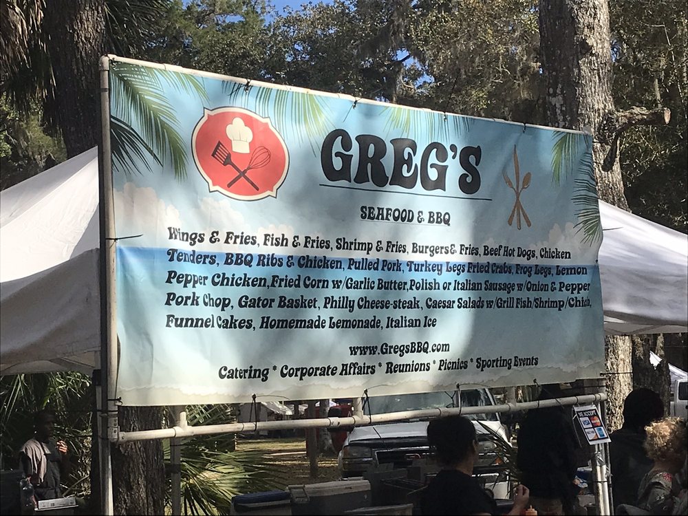 GREG’S SEAFOOD & BBQ Daytona Beach, Florida Caterers Phone Number