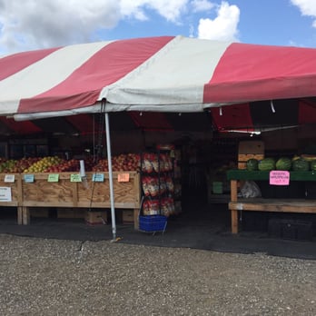 Old Fashioned Fruit & Vegetable - a red and white tent - Farmers Market Near Me - Boise, Idaho