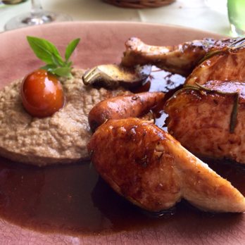 L'Arôme - Roasted Guinea hen. Delicious! - Provencal Near Me - Bonnieux, 84
