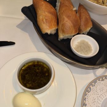 Mister A's - Bread butter oil and Mediterranean salt - New American Near Me - San Diego, California Mister A's - Bread butter oil and Mediterranean salt - New American Near Me - San Diego, California