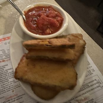 Luigi's Restaurant - Zucchini, planks with a side of house made marinara - Pizza Near Me - Akron, Ohio Luigi's Restaurant - Zucchini, planks with a side of house made marinara - Pizza Near Me - Akron, Ohio