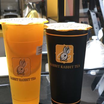 Rabbit Rabbit Tea - Queen of hearts mojito and golden Buddha oolong milk tea - Coffee & Tea Near Me - Santa Clara, California