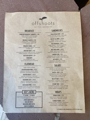 Menu photo 4 Offshoots Cafe & Hive Garden Bistro Denver, CO Menu photo 4 Offshoots Cafe & Hive Garden Bistro Denver, CO