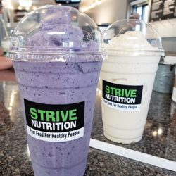 Strive Nutrition - Blueberry Cake Donut Shake and Key Lime Pie