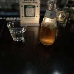 At the bar