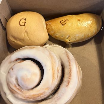 Kolaches And Coffee - Cinnamon roll, German Kolache, and Tikka empanada - Coffee & Tea Near Me - Overland Park, Kansas Kolaches And Coffee - Cinnamon roll, German Kolache, and Tikka empanada - Coffee & Tea Near Me - Overland Park, Kansas