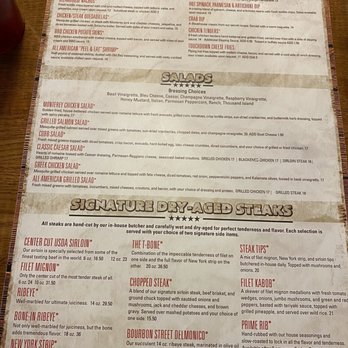 All American Steakhouse - Menu - New American Near Me - Odenton, Maryland All American Steakhouse - Menu - New American Near Me - Odenton, Maryland