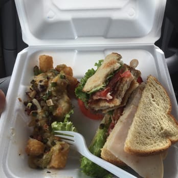 Rustic Café - Triple stack Turkey Club with Alamo style Tots! Very good. - Cafes Near Me - Alamogordo, New Mexico Rustic Café - Triple stack Turkey Club with Alamo style Tots! Very good. - Cafes Near Me - Alamogordo, New Mexico