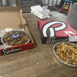 Picasso's please call Santora's and ask what Loaded Fries are. Thank you in advance!