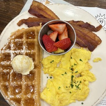 First Watch - Kids Half Waffle, Bacon & Egg - Cafes Near Me - Indianapolis, Indiana First Watch - Kids Half Waffle, Bacon & Egg - Cafes Near Me - Indianapolis, Indiana
