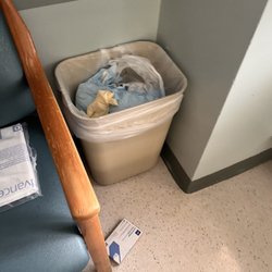 Sinai-Grace Hospital - Second trash can full