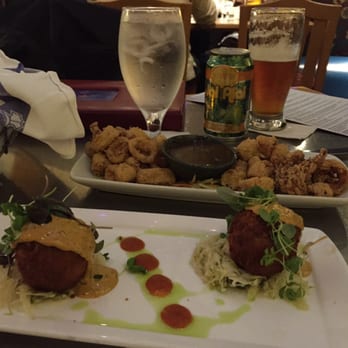 Flying Fish - Crabcake app & Calamari/Rock Shrimp app - Seafood Near Me - Orlando, Florida Flying Fish - Crabcake app & Calamari/Rock Shrimp app - Seafood Near Me - Orlando, Florida