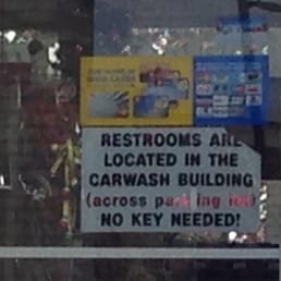 Maybe the restrooms being in the other building causes a disassociation? Maybe the restrooms being in the other building causes a disassociation?