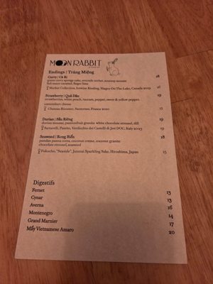 Menu photo 1 Moon Rabbit Washington, DC, DC