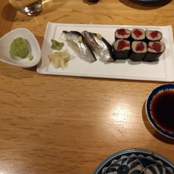 Sushi Taro - Sardines nigiri and tuna roll - Sushi Bars Near Me - Washington, DC, District of Columbia