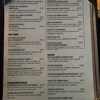 Piedra Santa - Menu - Mexican Near Me - Tijuana, BCN