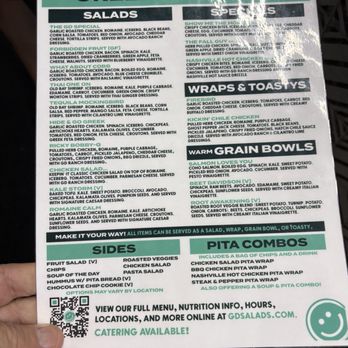 Green District - Menu 12/10/24 - Wraps Near Me - Blue Ash, Ohio