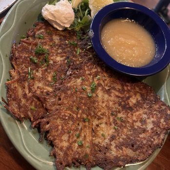 Morluski's - potato pancakes - Wine Bars Near Me - Clarence, New York