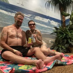 Destinations Inn - Sitting on the "beach"